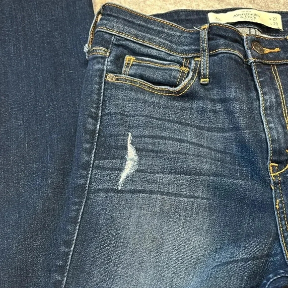 Abercrombie & Fitch Dark Blue Skinny Jeans - Picture 11 of 12